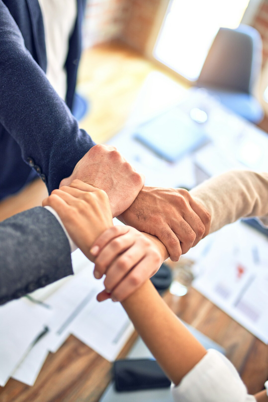 successful business team collaboration